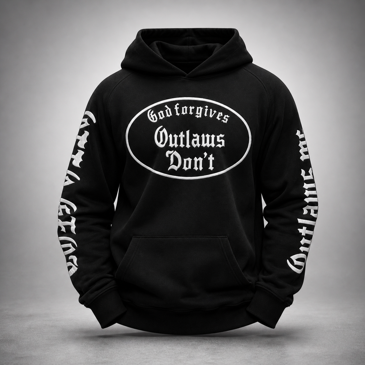 Sweat hoodie homme God Forgives Outlaws Don't