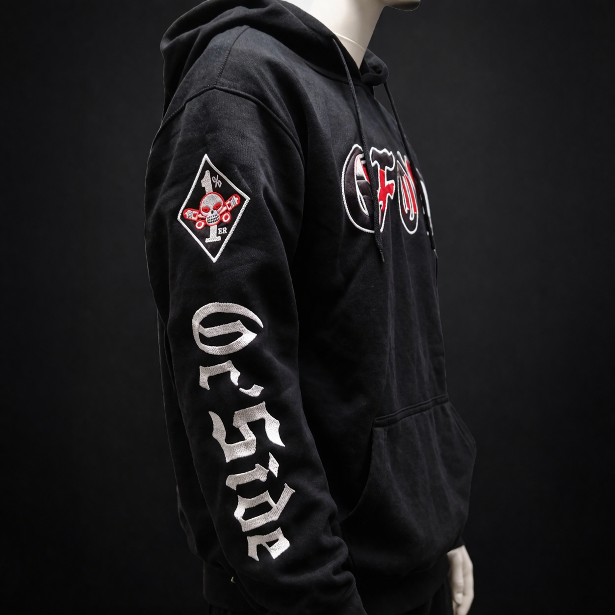 Sweat-shirt Full patch GFOD RED EYE brodé