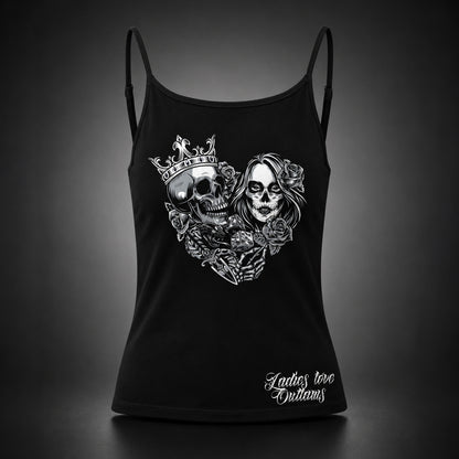Débardeur femme "Skull and lady"
