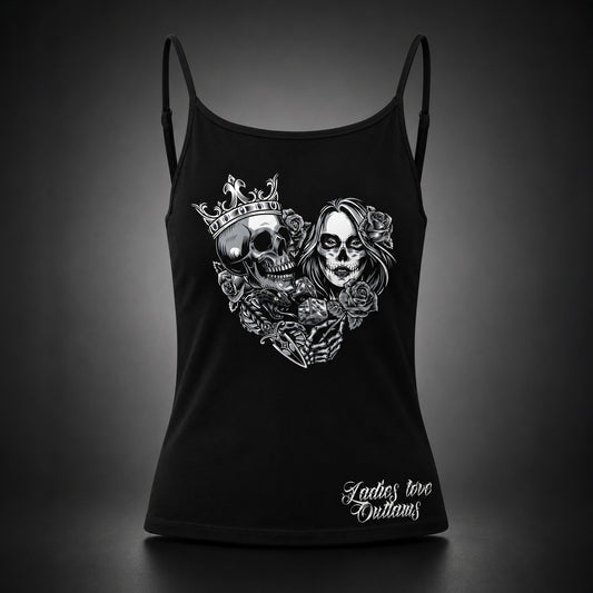 Débardeur femme "Skull and lady"